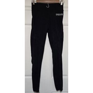 Gymshark Stretch Yoga Pants Leggings Black Womens Small - No Tag